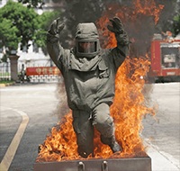 Fire-Resistant Protective Suit: Integrating mechanical protection with thermal insulation and tear r