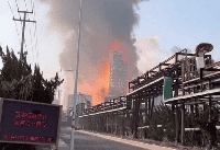 An explosion occurred at a chemical plant in Gaomi, Shandong Province. Rescue and medical treatment